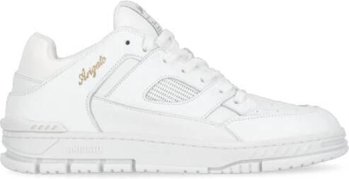 Axel Arigato Witte Leren Sneakers met Gouden Logo