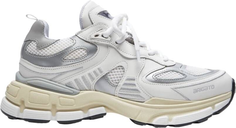 Axel Arigato Witte lage sneakers met reflecterende details White Dames