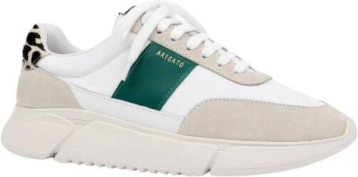 Axel Arigato Vintage Runner Sneakers Wit Groen Beige White Dames