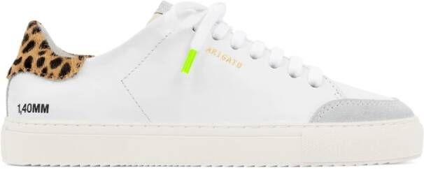 Axel Arigato Handgemaakte Luipaardprint Sneakers voor Vrouwen White Dames