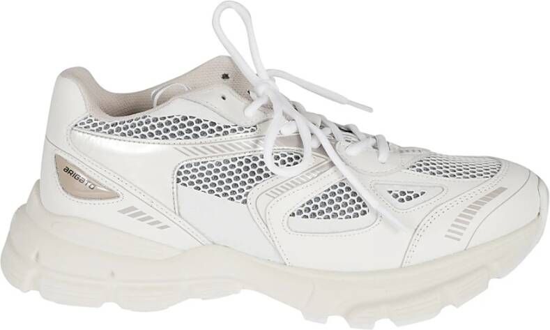 Axel Arigato Witte Leren en Technische Stoffen Sneakers voor White