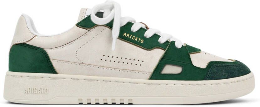 Axel Arigato Handgemaakte Vintage Sneakers met Contrastleer en Suède Beige Heren
