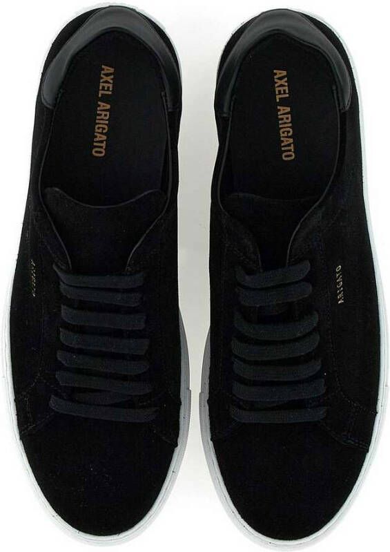 Axel Arigato Zwarte Clean 90 Suede Sneaker Schoenen Black Heren