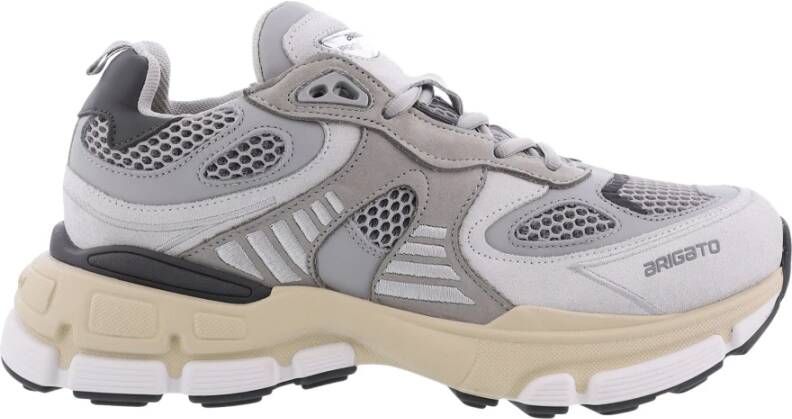 Axel Arigato Grijze Leren Ghost Runner Sneakers Gray Dames