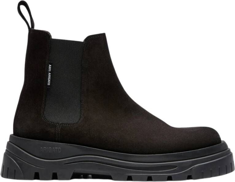 Axel Arigato Suede Chelsea Boot Verhoogde Profielzool Brown Heren