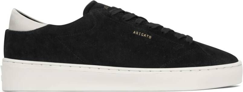 Axel Arigato Zwarte Suède Court Sneakers Black Heren