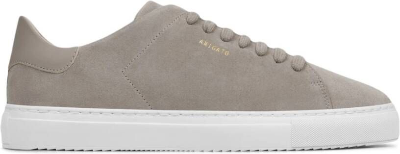 Axel Arigato Suede Sneakers voor een schone look Gray Heren