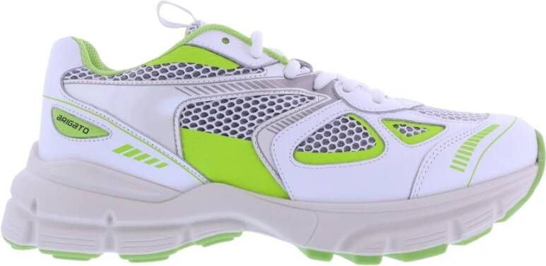 Axel Arigato Low-Top Sneakers Dames Marathon Runner Wit Groen in wit