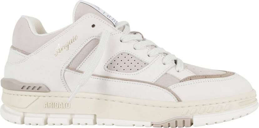 Axel Arigato Taupe en Off White Leren Sneakers
