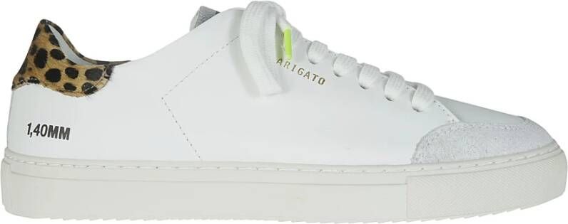 Axel Arigato Handgemaakte Luipaardprint Sneakers voor Vrouwen White Dames