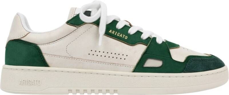 Axel Arigato Handgemaakte Vintage Sneakers met Contrastleer en Suède Beige Heren