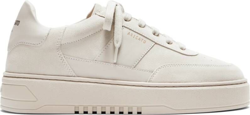 Axel Arigato Orbit sneaker van suède met details van leer