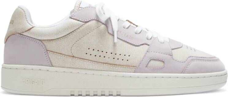 Axel Arigato Vintage Leren Sneaker met Seaqual Yarn Beige Dames