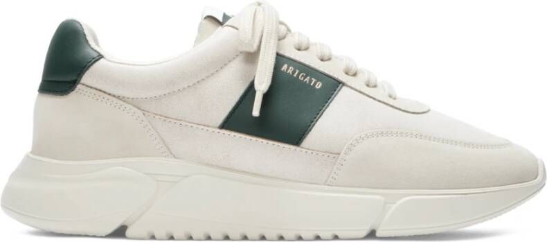 Axel Arigato Vintage Runner Beige Vert Handgemaakte Sneakers