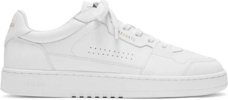 Axel Arigato Gaatjesleren sneakers met geborduurd embleem White Heren
