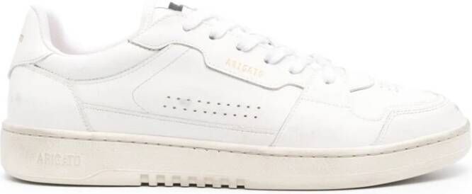 Axel Arigato Gaatjesleren sneakers met geborduurd embleem White Heren