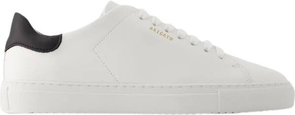 Axel Arigato Witte Leren Sneakers met Gouden Detail White Heren