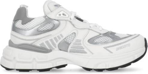 Axel Arigato Witte Leren Sneakers met Contrasterende Logo Patch White Dames