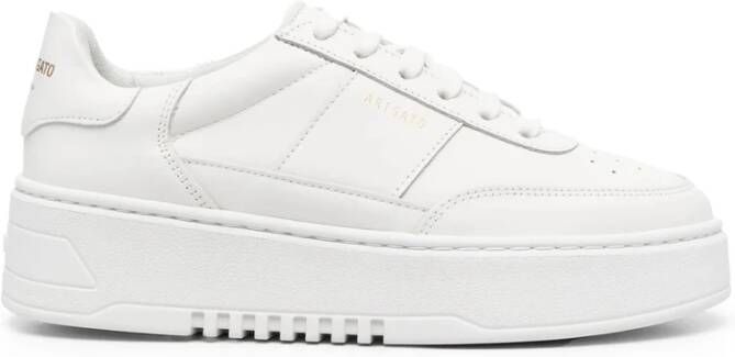 Axel Arigato Witte Leren Sneakers met Logo Detail