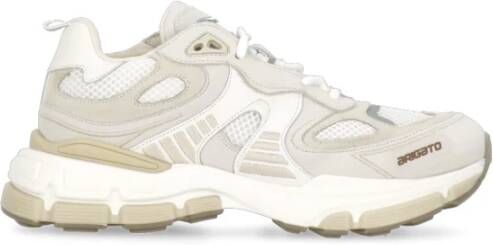 Axel Arigato Witte Leren Sneakers met Technische Inzetstukken