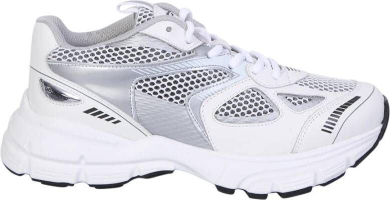 Axel Arigato Witte Sneakers met Reflecterende Details Gray Dames