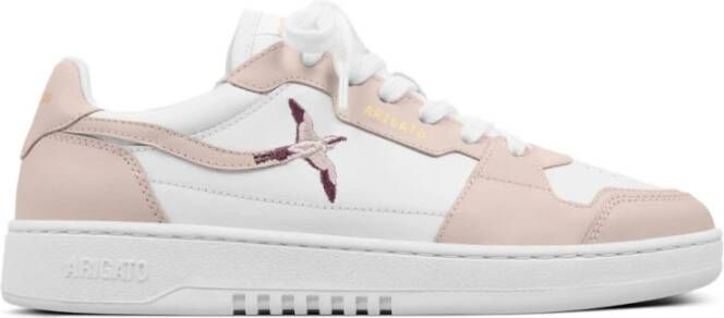 Axel Arigato Witte Sneakers met Roze Inzetstukken