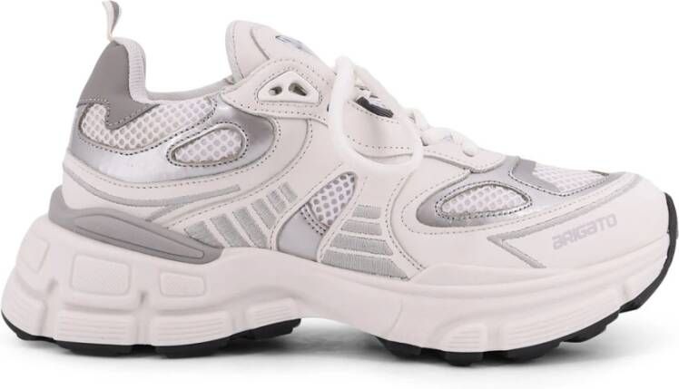 Axel Arigato Witte lage sneakers met reflecterende details White Dames