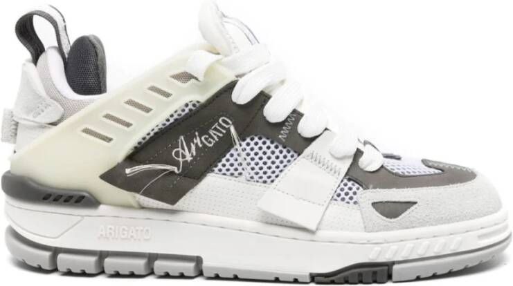 Axel Arigato Area Patchwork sneaker met suède details