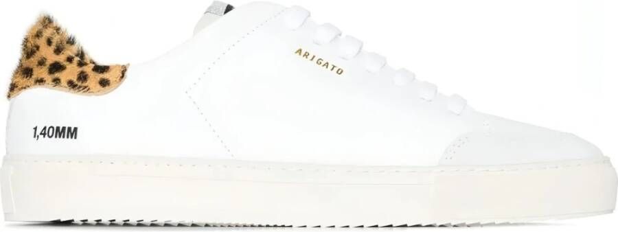 Axel Arigato Handgemaakte Luipaardprint Sneakers voor Vrouwen White Dames