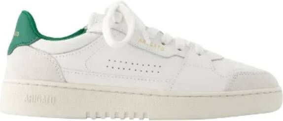 Axel Arigato Witte Groene Leren Sneakers White Dames