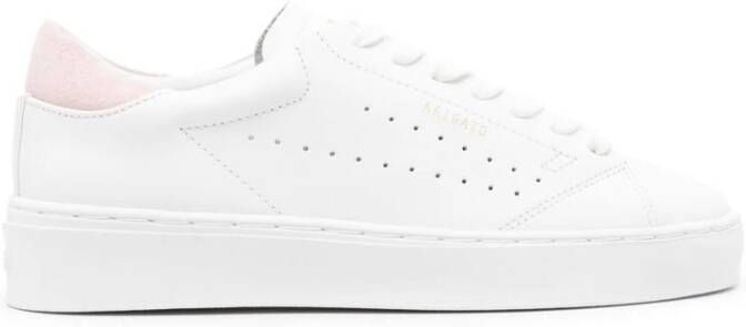 Axel Arigato Witte Roze Leren Sneakers met Logo White Dames