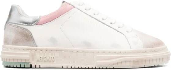 Axel Arigato Zilver Roze Distressed Sneakers White Dames