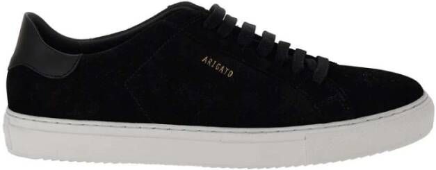 Axel Arigato Zwarte Clean 90 Suede Sneaker Schoenen Black Heren