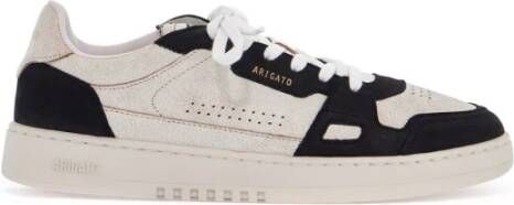 Axel Arigato Zwarte leren en suède sneaker Beige Dames