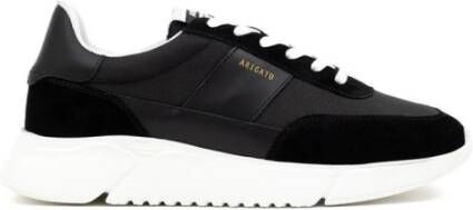 Axel Arigato Zwarte Leren Sneaker Stijlvolle Veelzijdige Keuze