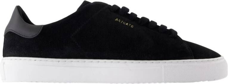 Axel Arigato Zwarte Clean 90 Suede Sneaker Schoenen Black Heren