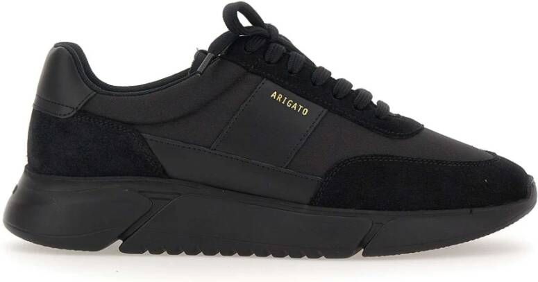 Axel Arigato Zwarte Vintage Runner Sneakers Met Meshdetails Black Heren