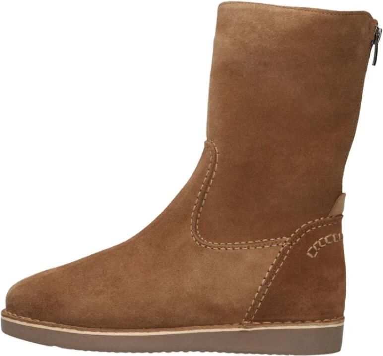 AYANA Laarzen Dames 12015 Maat: 37 Materiaal: Suède Kleur: Cognac - Foto 3