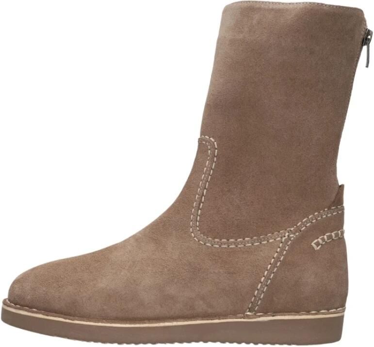 AYANA Laarzen Dames 12015 Maat: 42 Materiaal: Suède Kleur: Taupe - Foto 3