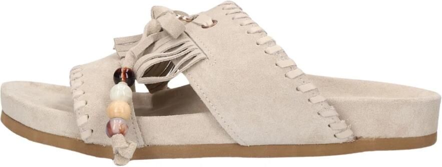 AYANA Slippers Dames 2502 Suède Beige - Foto 6