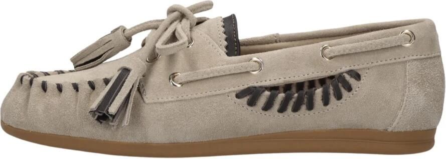 AYANA Instappers Dames Shn0238-12 Maat: 39 Materiaal: Suède Kleur: Beige - Foto 6