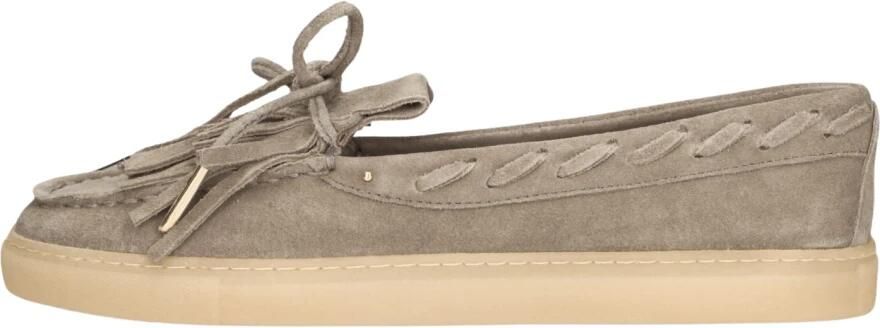 AYANA Silk-27 Instappers Dames Taupe - Foto 6