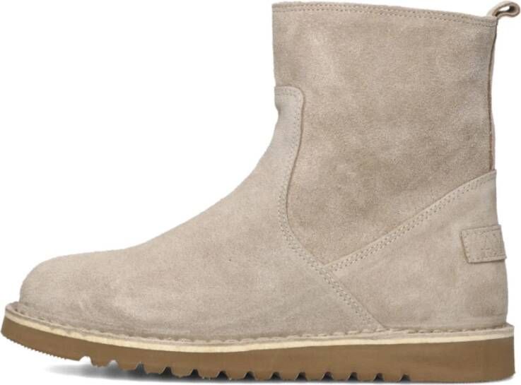 Ayana Beige Suède Enkellaarzen