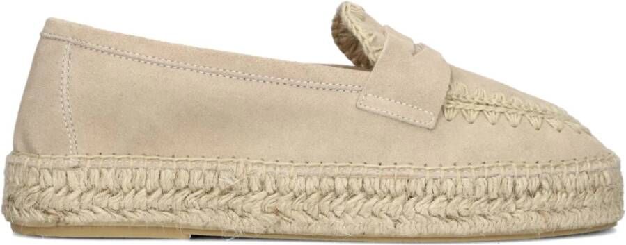 AYANA Espadrilles Dames Omo25yu819 Maat: 39 Materiaal: Suède Kleur: Beige - Foto 2