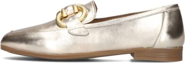 Ayana Gouden Loafers met Elegant Detail
