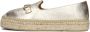 AYANA Espadrilles Dames Omo25yu812 Maat: 37 Materiaal: Leer Kleur: Goudkleurig - Thumbnail 3
