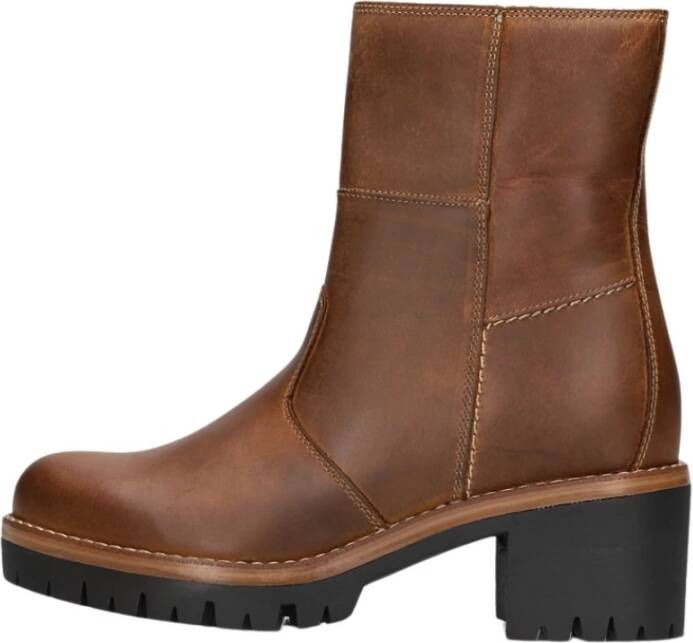 AYANA Enkellaarsjes Dames 853 Maat: 36 Materiaal: Leer Kleur: Bruin - Foto 6