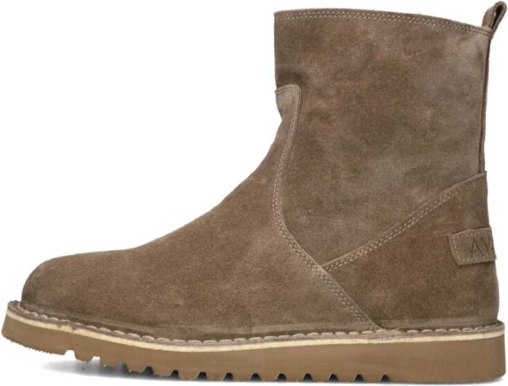 AYANA Enkelboots Dames 2427 Maat: 41 Materiaal: Suède Kleur: Taupe - Foto 3