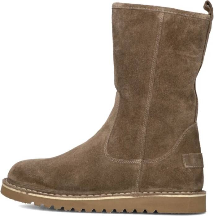 AYANA Enkelboots Dames 2444 Maat: 44 Materiaal: Suède Kleur: Taupe - Foto 4