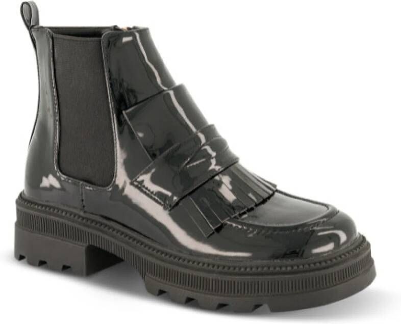 B & Co. Veterlaarzen Black Dames